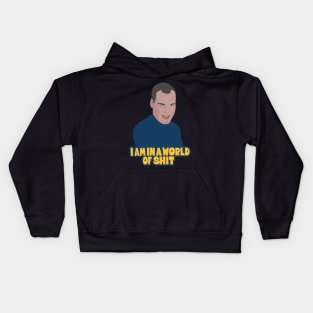 Private Gomer Pyle „I Am in a World of Shit“ Quote Tee Kids Hoodie